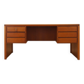 Teak desk, Danish design, 1970s, manufactured by Omann Jun