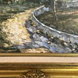 Modern Impressionist School HST - Nicolas Barriere - Landscape of the South la Ci