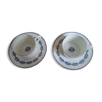 Hermes tea cup duo