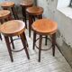 6 vintage Baumann bar stools