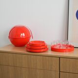 Picnic set, Italian design, 1970s, manufactured by Fratelli Guzzini