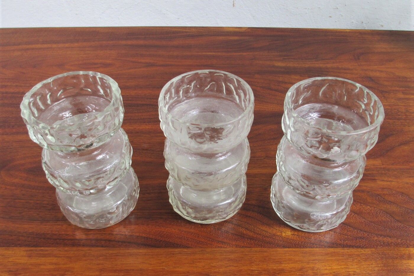 Set of five vases, Carlo Moretti, Italy, 1960s