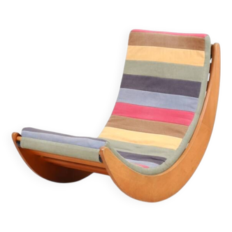 „Relaxer 2“ rocking chair by Verner Panton for Rosenthal
