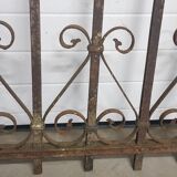 Grille en fer forgé