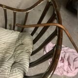Lit enfant rotin annee 60/70