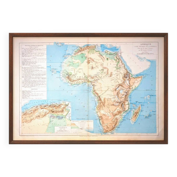 Printed in 1879, map of Africa.