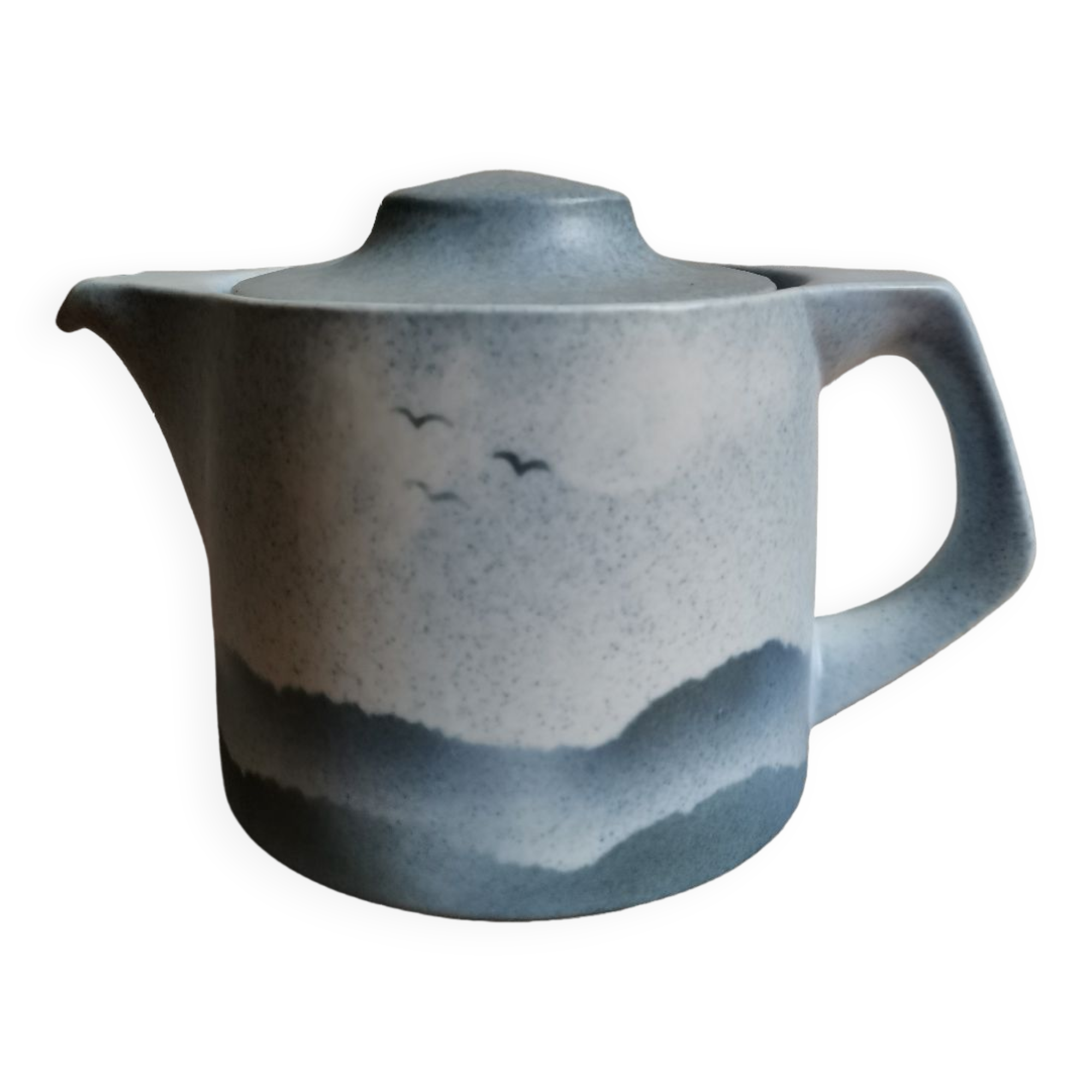 Teapot in porcelain virebent