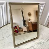 chrome steel mirror from the 40s and 50s