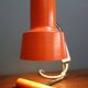 Orange desk lamp by Josef Hurka for Napako 1970