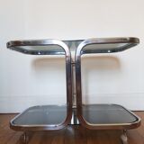 Metal and glass coffee table
