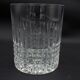 Series of 6 crystal whiskey glasses