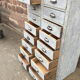 Industrial workshop furniture with vintage drawers 1930