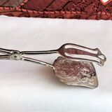 Wrought silver plated cake clips