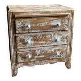 Art Deco oak chest of drawers