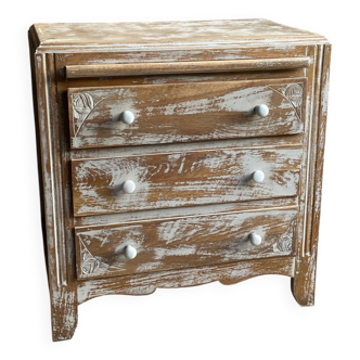 Art Deco oak chest of drawers