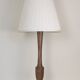 Lampe en bois tourné