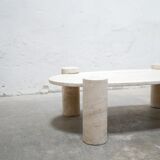 Vintage travertine coffee table