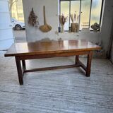 Rustic farmhouse table, solid oak, 2m