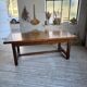 Rustic farmhouse table, solid oak, 2m