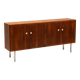 Buffet vintage en palissandre avec pieds en chrome