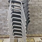 Lot of 10 Helmut Starke chairs from the 1970s