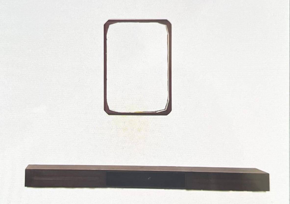 Vintage Entryway Set – Wall Console & Mirror, 1960s