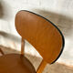 Série de 4 chaises bistrot années 60