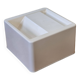 Side table with fiberglass storage Berthier style, 1970s, 50 cm