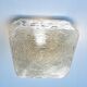 Square glass flush mounted ceiling or wall light