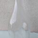 Carafe en verre bullé