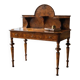 Walnut desk, Northern Europe, circa 1900. After restoration.