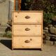 Old small sideboard / Hairdresser's furniture in fir