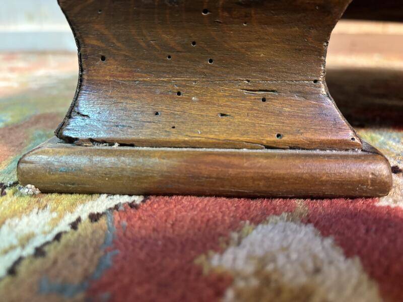 Louis Philippe chest of drawers in blond walnut