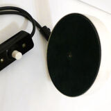White lacquered metal lamp