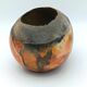 Raku ceramic vase by Anne-Sophie Dubois