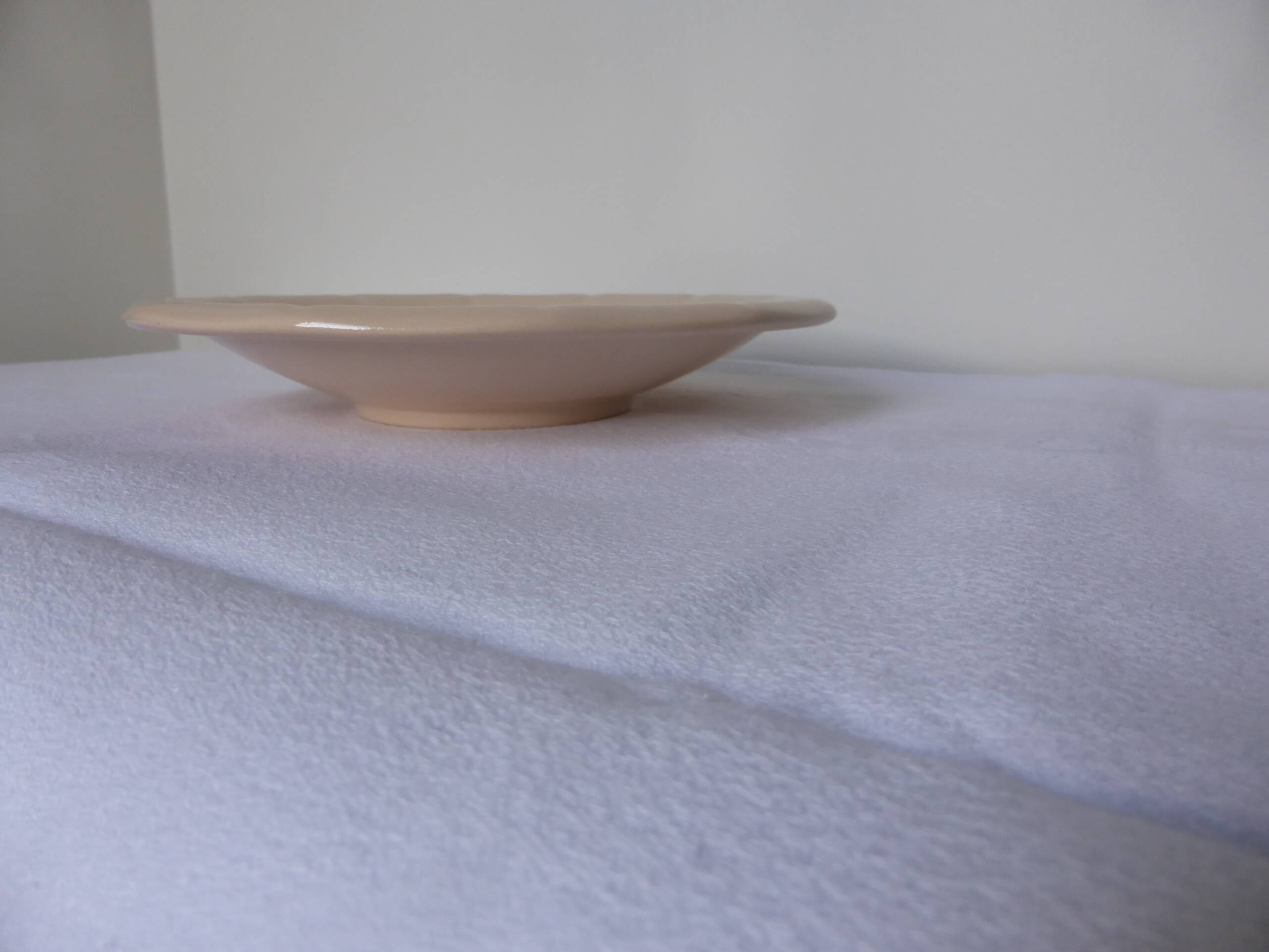 Vintage Digoin Sarreguemines plate with a round rim 200236