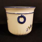 Petit cache-pot décor fleuri