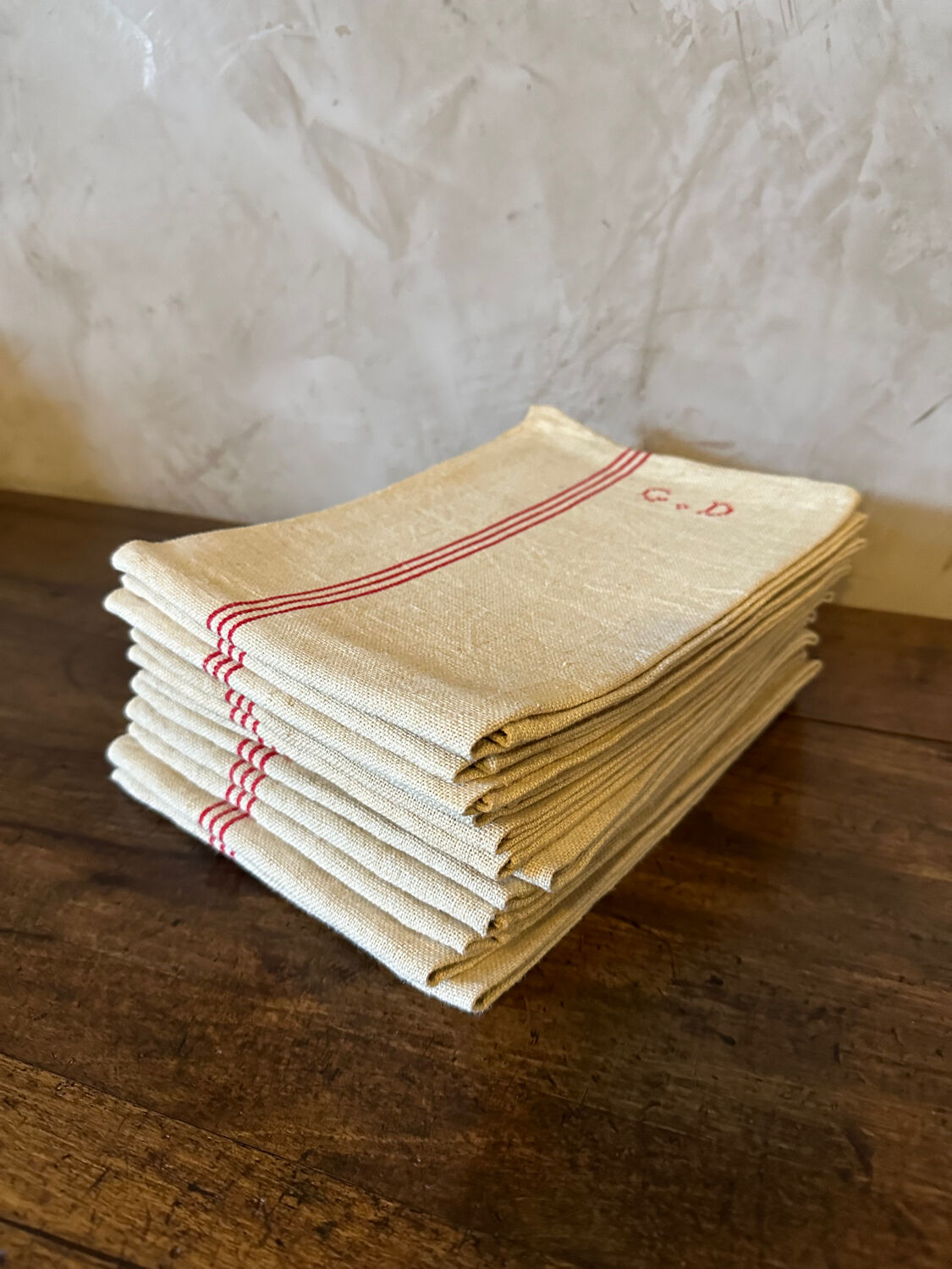 Set of 12 tea towels