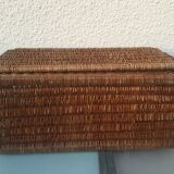 Wicker chest bench