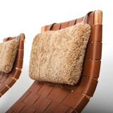 Pair of vintage Pernilla-3 Chaiselongues by Bruno Mathsson