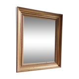 Gold rectangular mirror