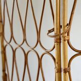Vintage rattan screen