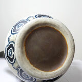 Antique Art Deco vase from 1920-40 in fine stoneware, Art Nouveau style with chinoiserie decoration.