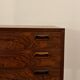 Commode et miroir danois en palissandre des années 1950