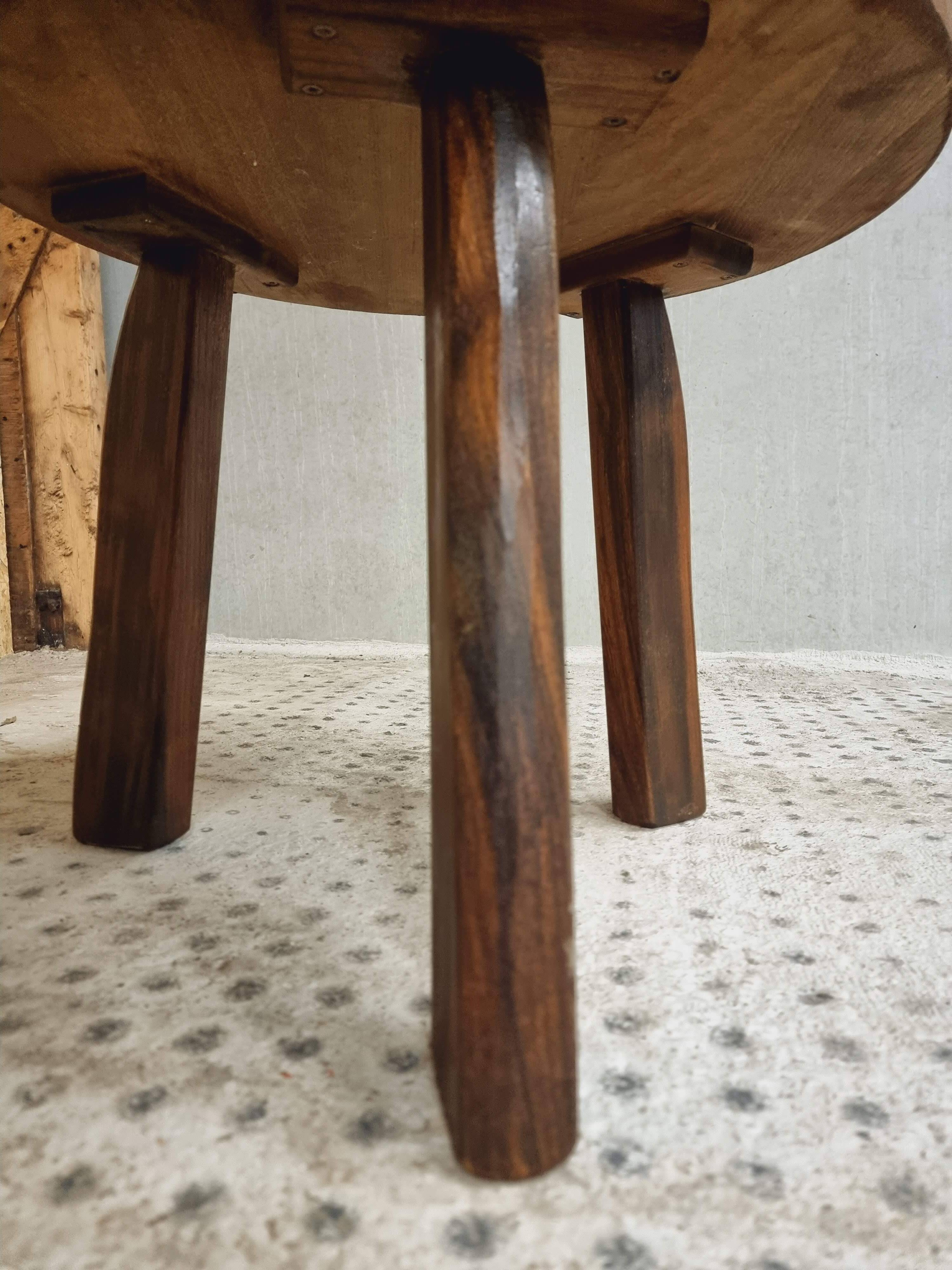Vintage coffee table brutalist side table plant table 60 cm