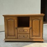 Low wooden storage unit L125