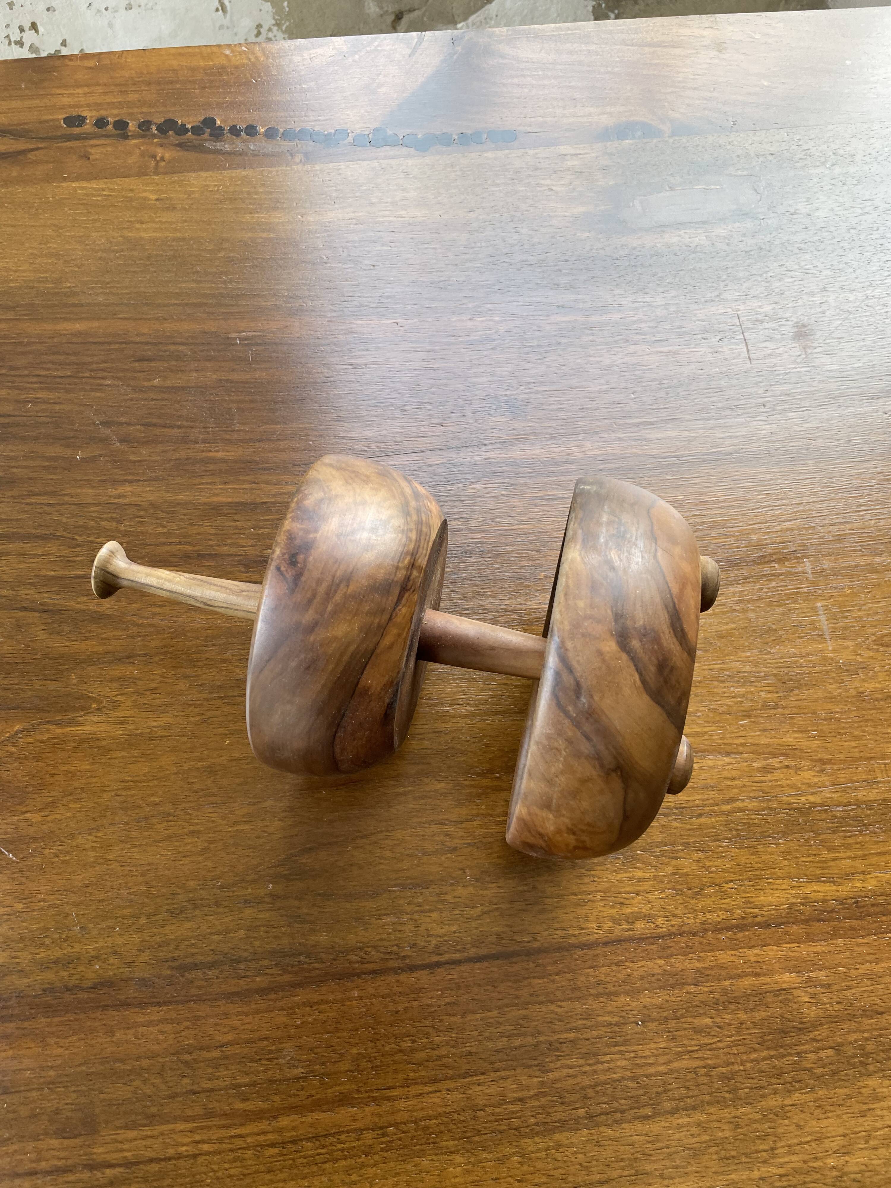 Wooden cocktail dish