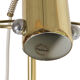 Francesco Fois by Goffredo Reggiani, brass floor lamp from 1974