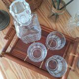 Vintage Whiskey Decanter and Glasses