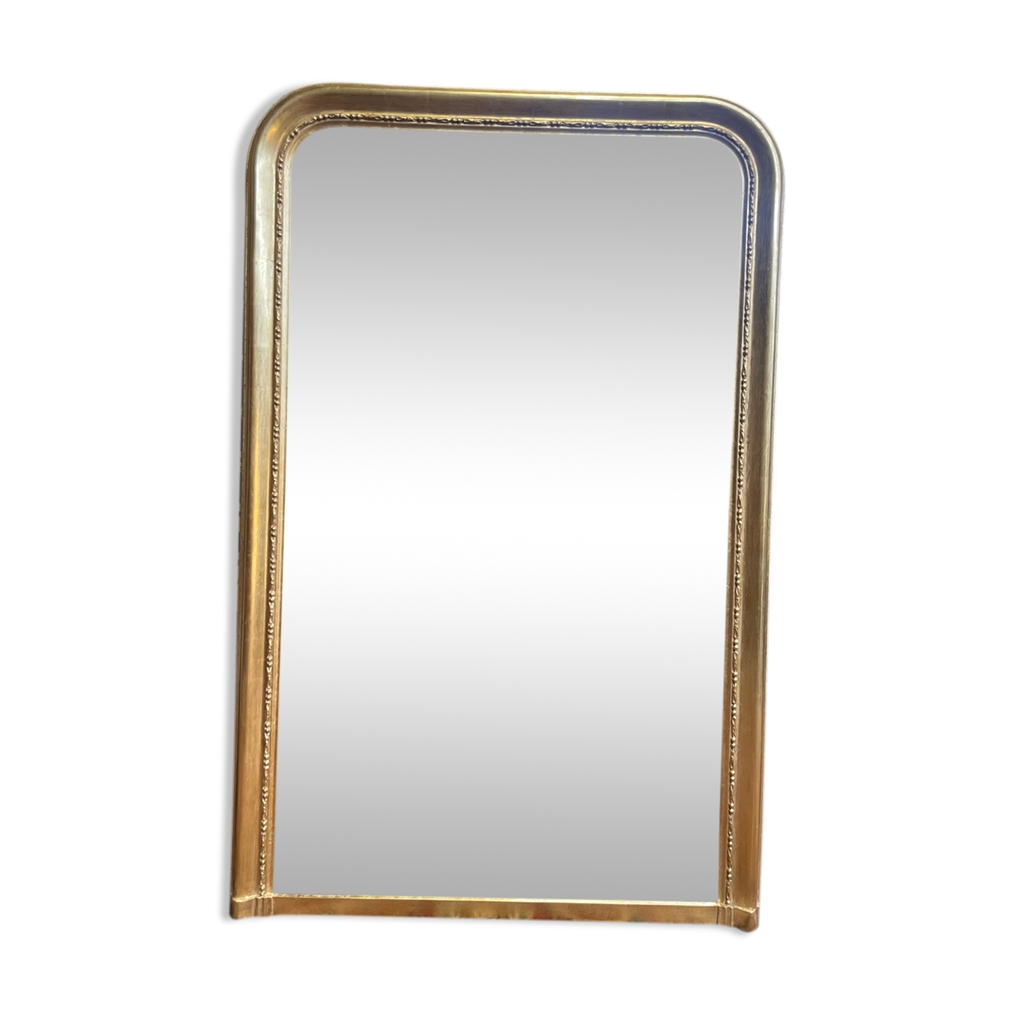 Louis Philippe era mirror with restored gold leaf